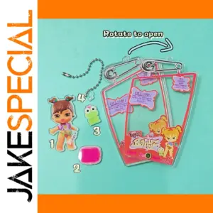 Cute Acrylic Bratz Doll Keychain and Decor