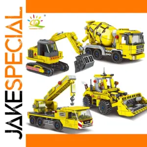 Engineering Truck Building Blocks Set for Kids