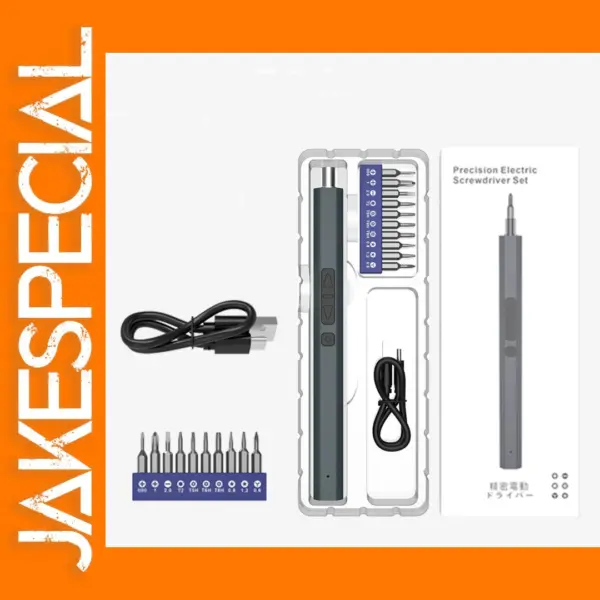 Precision Electric Screwdriver Set with LED Light