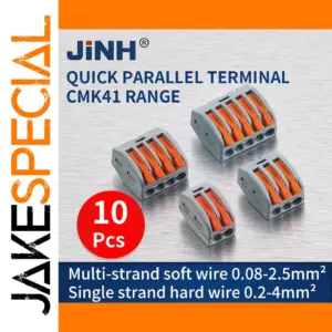 10 Pcs CMK41 Lever Wire Connectors 32A