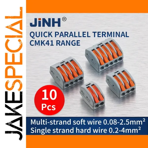 10 Pcs CMK41 Lever Wire Connectors 32A