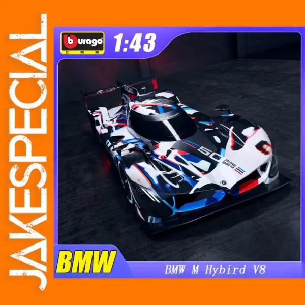 1:43 Bburago BMW M Hybrid V8 2024 Diecast Model