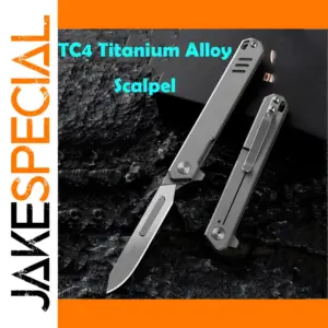 TC4 Titanium Alloy Folding Scalpel Knife