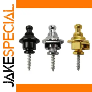 Guitar Strap Lock Set - 2 Pcs Metal Pins