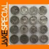 16 Metal Greek Roman Spintriae Replica Tokens