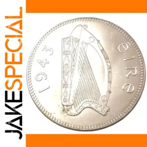 1943 Ireland Antique Replica 1/2 Coroin Coin