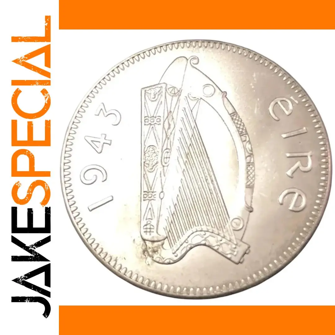 1943 Ireland Antique Replica 1/2 Coroin Coin 1 1943 Ireland Antique Replica 1/2 Coroin Coin