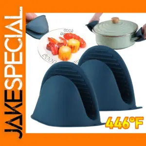 Silicone Heat Resistant Oven Mitts - 1 Pair