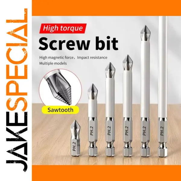 6 PCS Magnetic Hex Screwdriver Bit Set