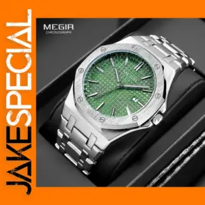 MEGIR MS1085G-9 Men's Green Dial Watch
