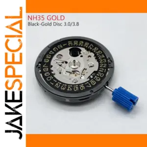 NH35A Mechanical Movement Black-Gold 24 Jewels