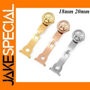 18mm 20mm Stainless Steel Butterfly Buckle for PP Watch Strap