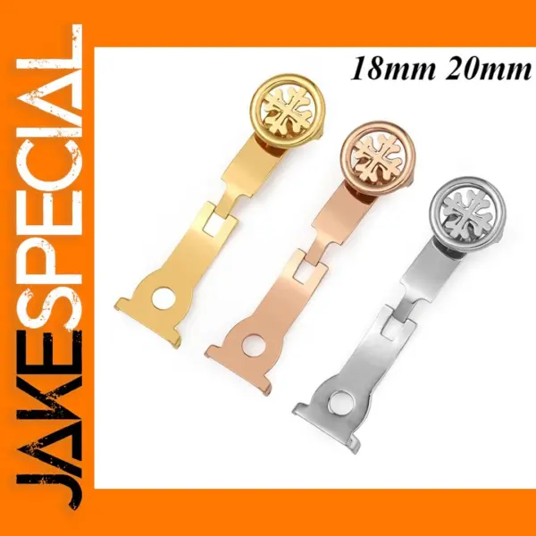 18mm 20mm Stainless Steel Butterfly Buckle for PP Watch Strap