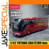OEM 1/42 Yutong ZK6122H9 Bus Model Red Collection