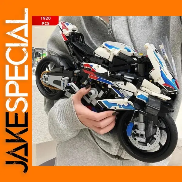 Motorcycle Assembly Building Block Puzzle 668PCS