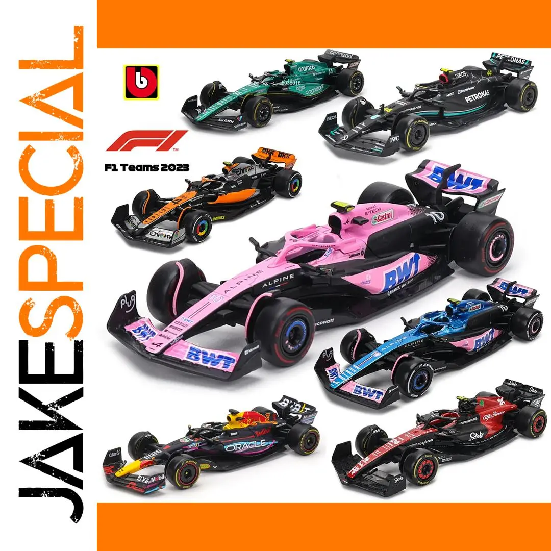 Bburago 1:43 F1 Diecast Car Model Set 1 Bburago 1:43 F1 Diecast Car Model Set