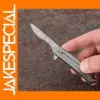 Titanium Alloy Folding Scalpel with Blades