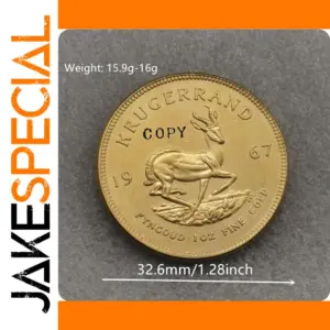 1967 South Africa Krugerrand Replica Coin