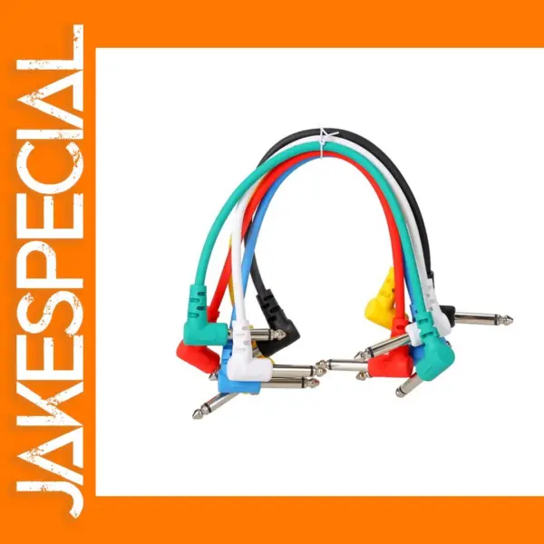 6PCS Low Noise Guitar Pedal Patch Cables