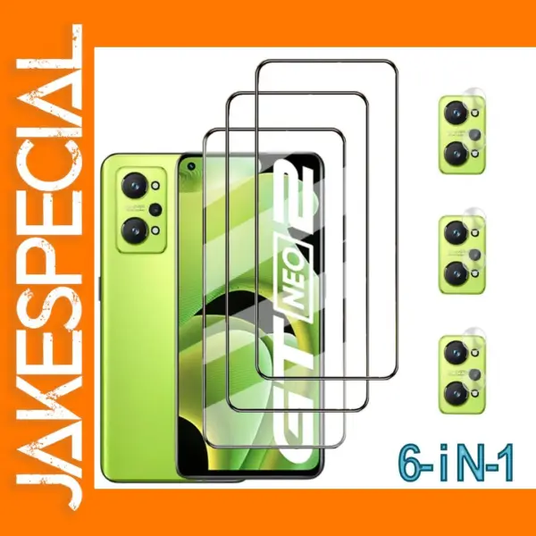 Realme Tempered Glass Screen Protector Set