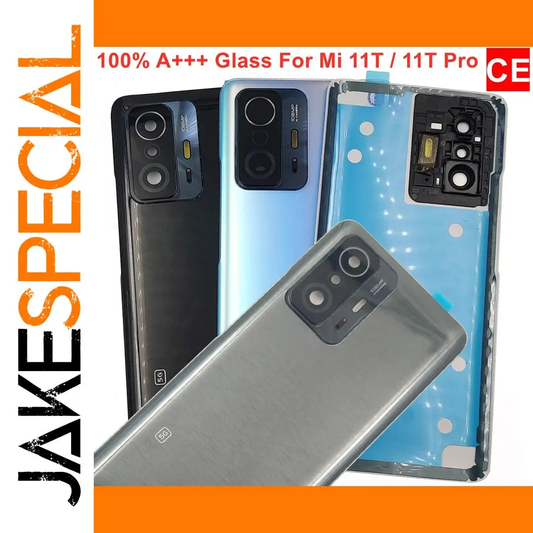 OEM A+ Glass Back Cover For Xiaomi Mi 11T Pro 5G 1 OEM A+ Glass Back Cover For Xiaomi Mi 11T Pro 5G