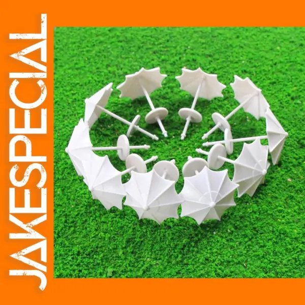 24pcs Model Railway Sun Umbrella Set