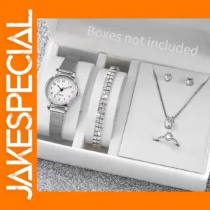 Elegant 6-Piece Stainless Steel Jewelry Set