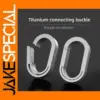 Mini Titanium Alloy Keychain Buckle Ring