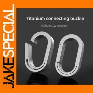 Mini Titanium Alloy Keychain Buckle Ring