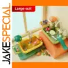 Kids Kitchen Sink Playset with Water Toys