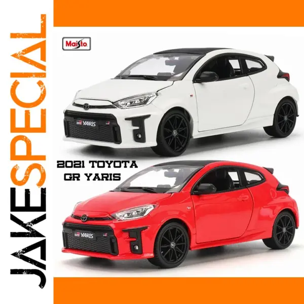 2021 Toyota Gr Yaris 1:24 Diecast Model Car