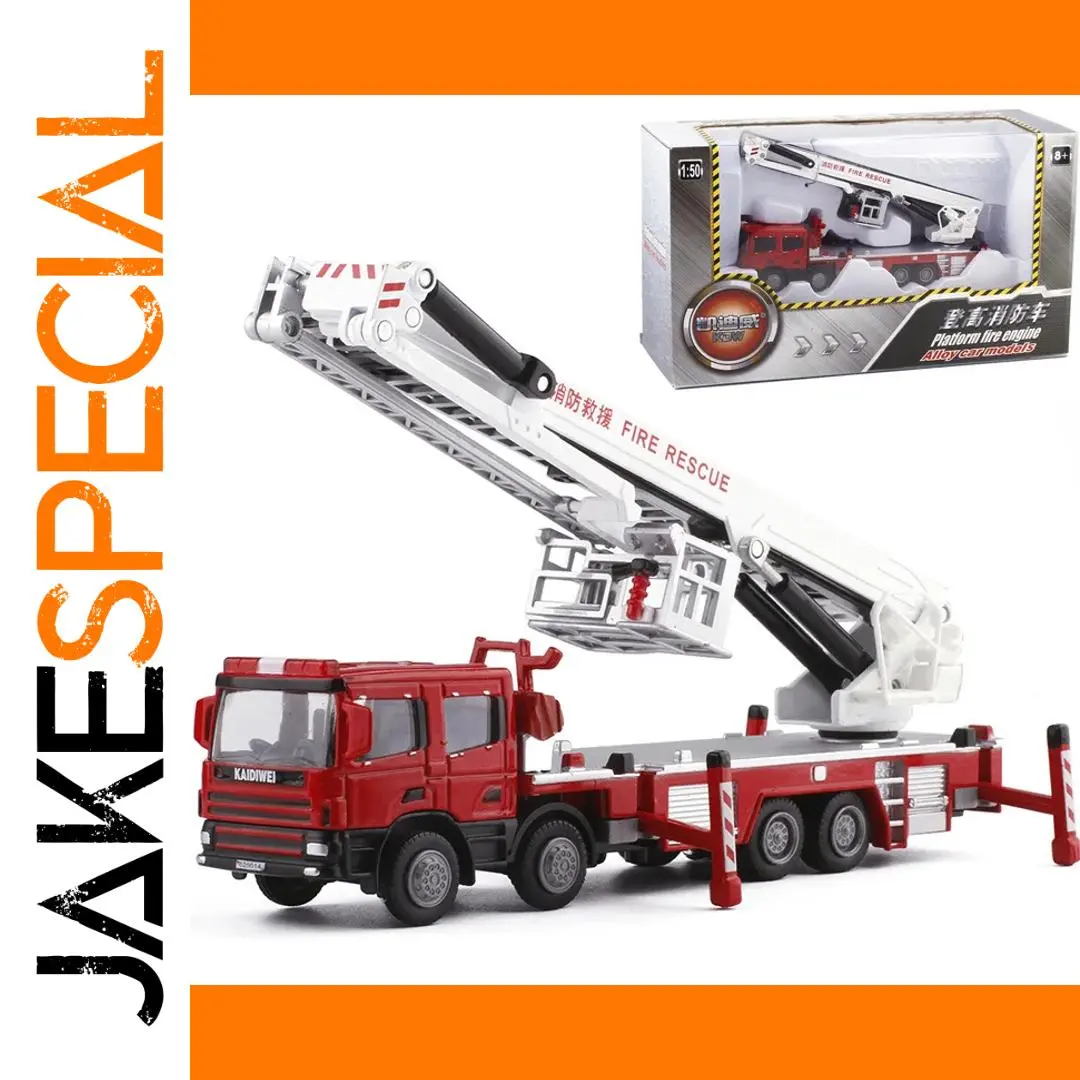 1:50 Alloy Fire Engine Model for Collectors 1 1:50 Alloy Fire Engine Model for Collectors