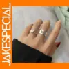 Trendy Butterfly Couple Rings Set for Lovers