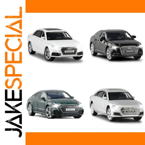 1:32 Audi A4 A6 A7 A8 Diecast Model Car