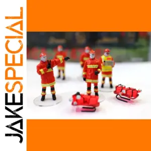 1/43 Scale Firefighter Figures for Display Set