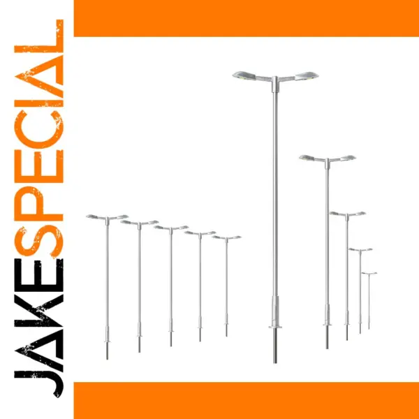 10pcs OO Scale Street Lights with Resistors
