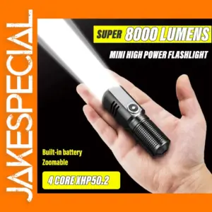 Super Bright Mini XHP50 LED Flashlight