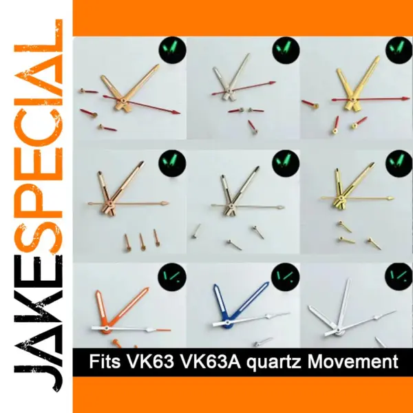 VK63 VK63A Quartz Movement Watch Hands Set