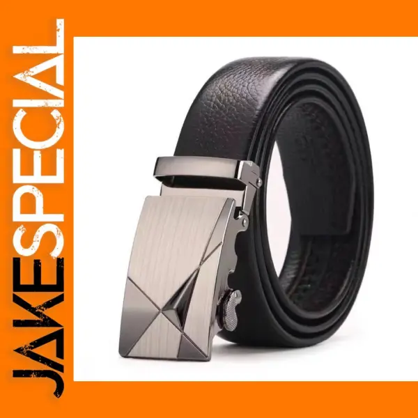 Luxury Men’s PU Leather Business Belt
