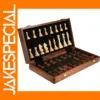 Premium Handmade Wooden Chess Set Folding Design