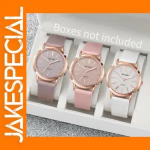 3PC Women's Quartz Watch Set V248