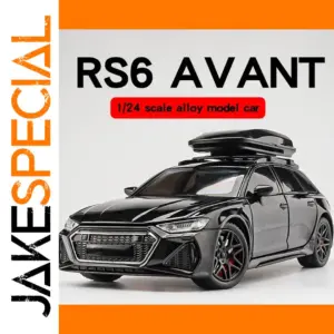 1:24 Audi RS6 Diecast Model Car with Sound