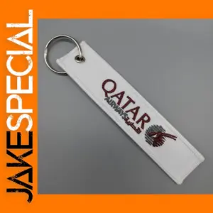 Qatar Airways Double Sided Keychain Trinket