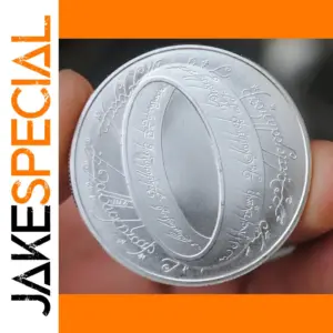 40MM Lord of the Rings Silver Plated Coin Medal