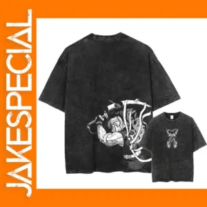 Vintage Anime Demon Slayer Cotton T-Shirt