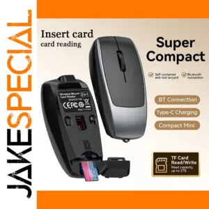 Mini Bluetooth Mouse DIXSG Support TF Card and Type-C Charging