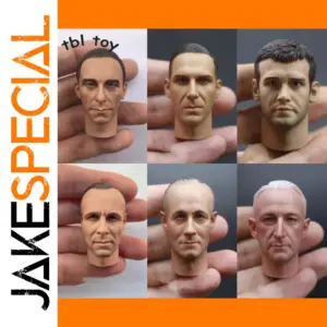 1/6 WWII Soldier Head Sculpt for 12-Inch Action Figures
