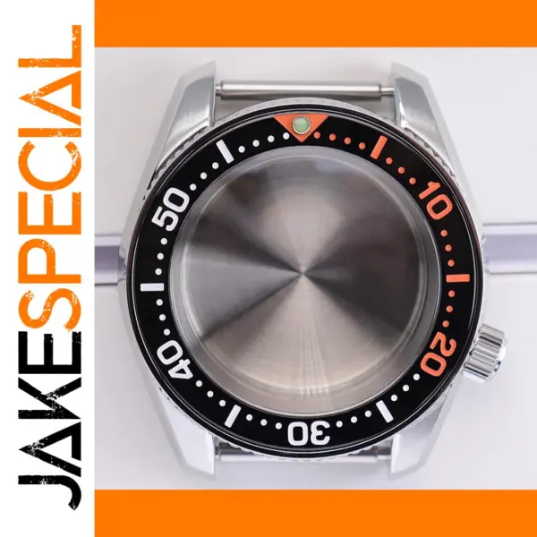 42mm Modified Seiko Watch Case with Sapphire Glass