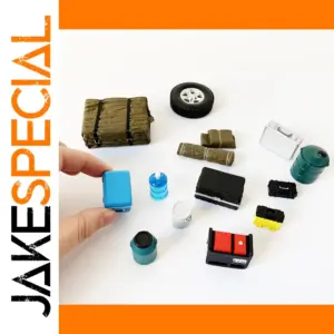 1/18 Scale Plastic Car Model Accessories Set