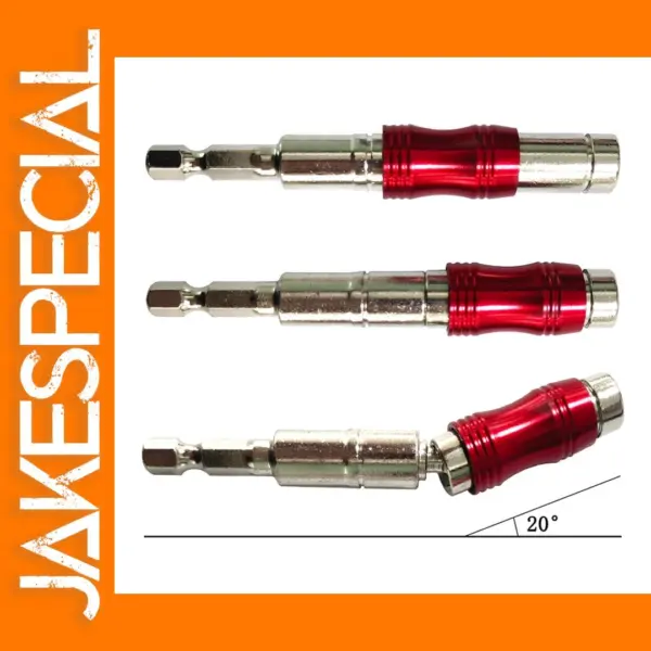 Red Curved Hexagonal Handle Extension Rod